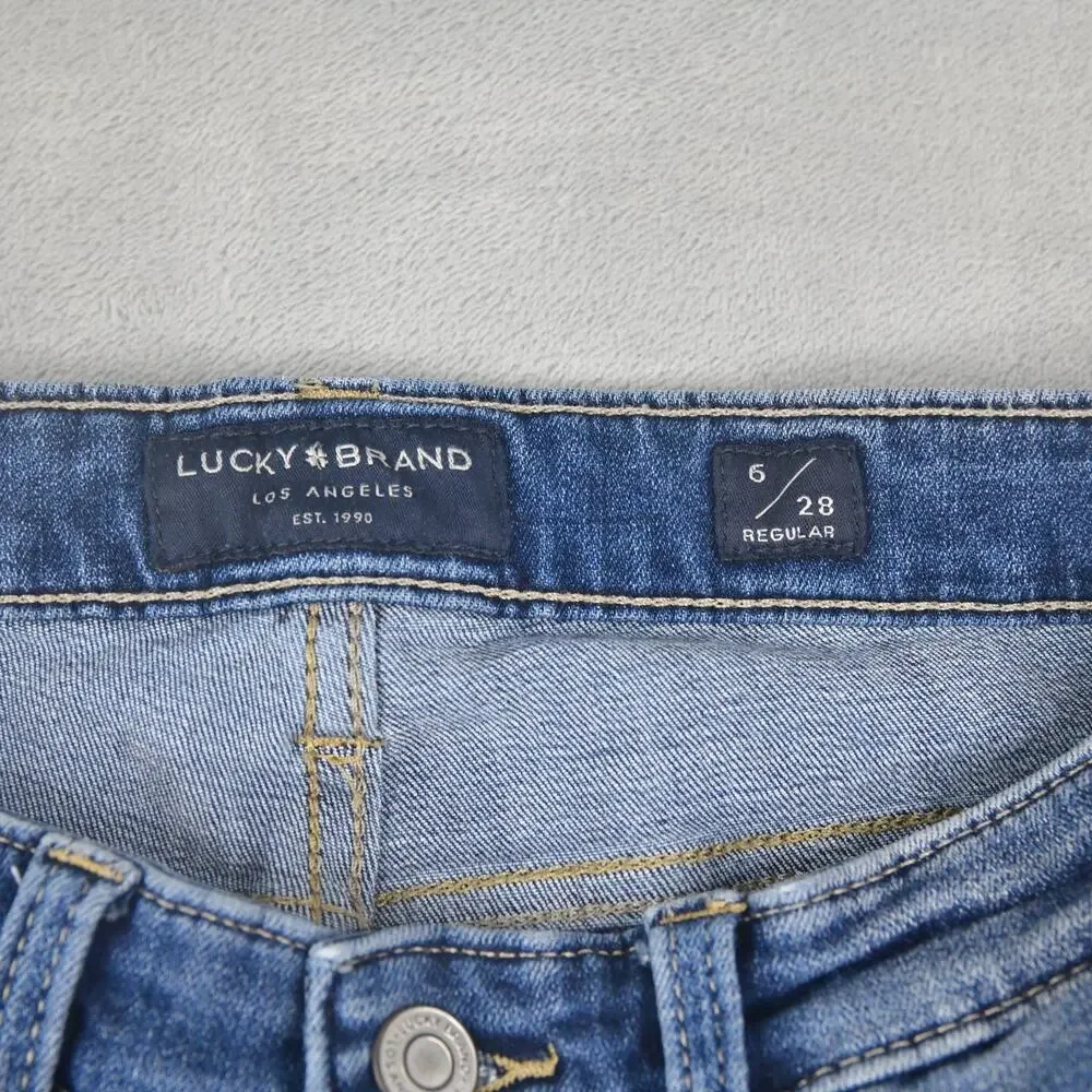 Lucky Brand Jeans Womens 6/28 (27x30) Sweet Boot Blue Denim